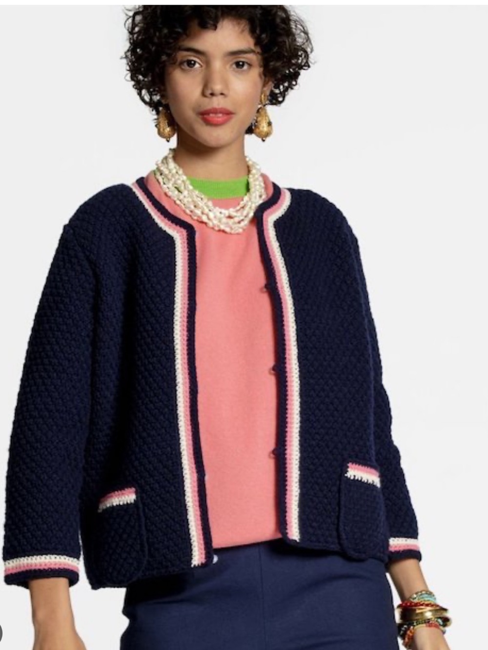NWT Frances Valentine Angie cardigan sz XL